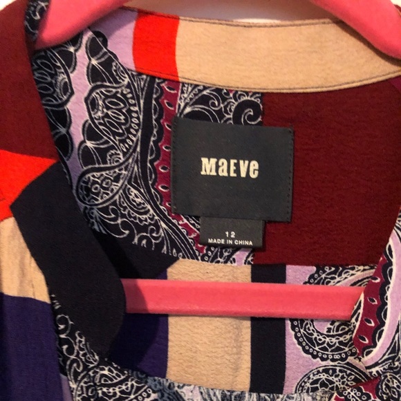 Maeve Multicolor Long Sleeve Dress - Picture 3 of 5